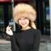 Women's Fox & Mink Fur Hat | Ethnic Mongolian Style | Genuine Leather Ear Protection | Winter Ski Korean-Style Cap